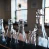 Row of bottles lined up, photo by Andrew Seaman